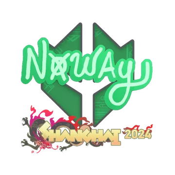 Sticker | noway | Shanghai 2024
