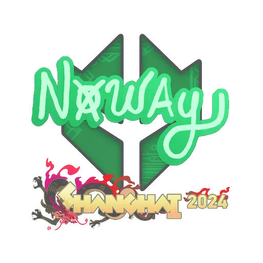 Наклейка | noway | Шанхай-2024