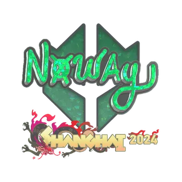 Sticker | noway (Glitter) | Shanghai 2024