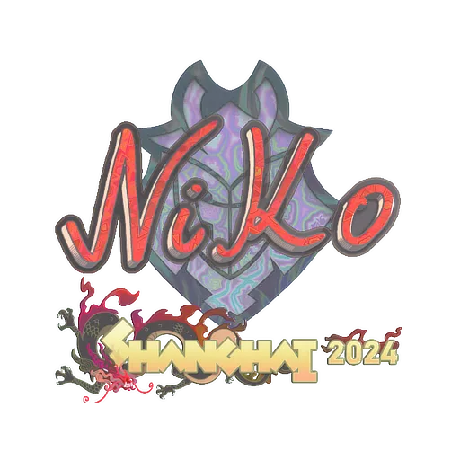 Sticker | NiKo (Holo) | Shanghai 2024