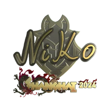 Sticker | NiKo (Gold) | Shanghai 2024