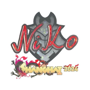 Sticker | NiKo (Glitter) | Shanghai 2024