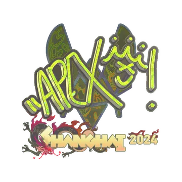 Sticker | apEX (Holo) | Shanghai 2024