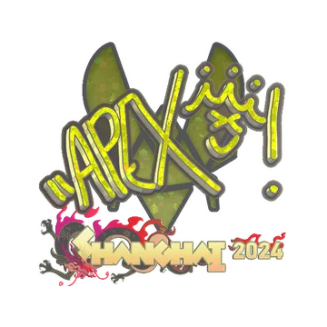 Sticker | apEX (Glitter) | Shanghai 2024