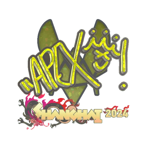 Sticker | apEX (Glitter) | Shanghai 2024