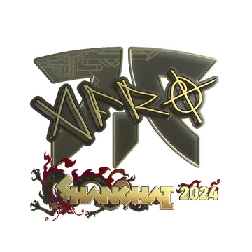 Sticker | afro (Gold) | Shanghai 2024