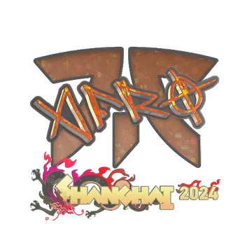 Sticker | afro (Glitter) | Shanghai 2024