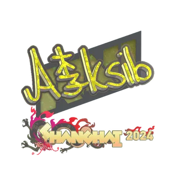 Sticker | Aleksib (Glitter) | Shanghai 2024