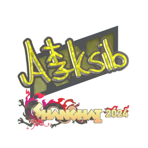 Sticker | Aleksib (Glitter) | Shanghai 2024