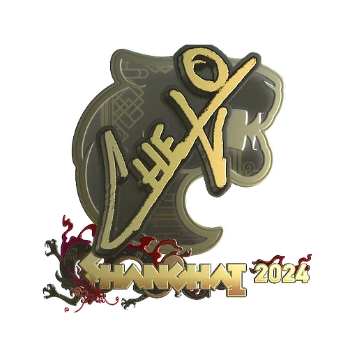 Sticker | chelo (Gold) | Shanghai 2024