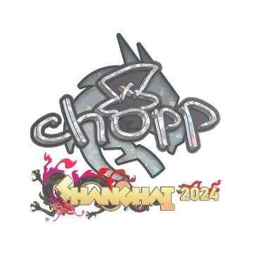 Sticker | chopper (Glitter) | Shanghai 2024