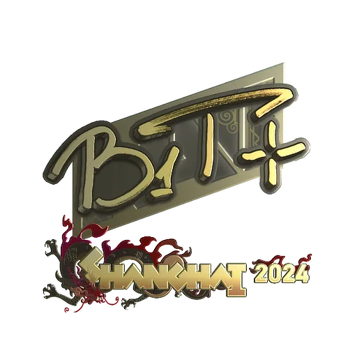 Sticker | b1t (Gold) | Shanghai 2024