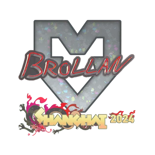 Наклейка | Brollan (с блёстками) | Шанхай-2024