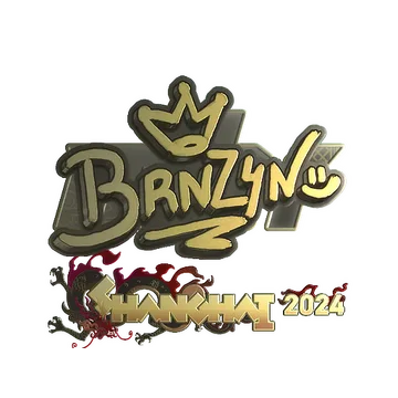 Sticker | brnz4n (Gold) | Shanghai 2024