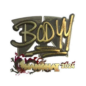 Sticker | bodyy (Gold) | Shanghai 2024