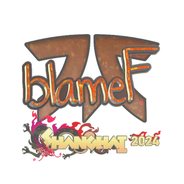 Sticker | blameF (Glitter) | Shanghai 2024