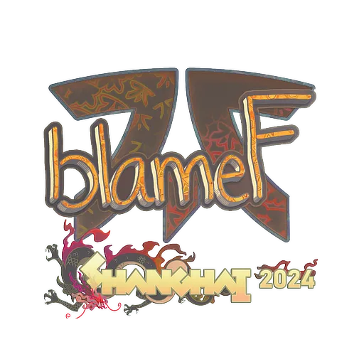 Sticker | blameF (Holo) | Shanghai 2024