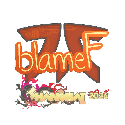 Наклейка | blameF | Шанхай-2024