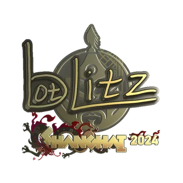 Sticker | bLitz (Gold) | Shanghai 2024