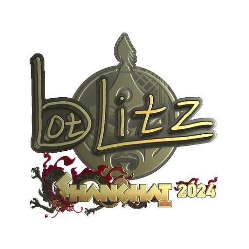 Sticker | bLitz (Gold) | Shanghai 2024