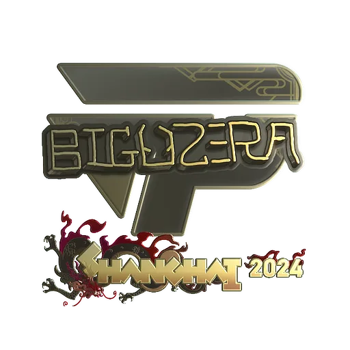 Sticker | biguzera (Gold) | Shanghai 2024
