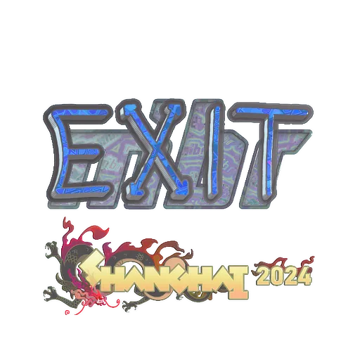 Sticker | exit (Holo) | Shanghai 2024