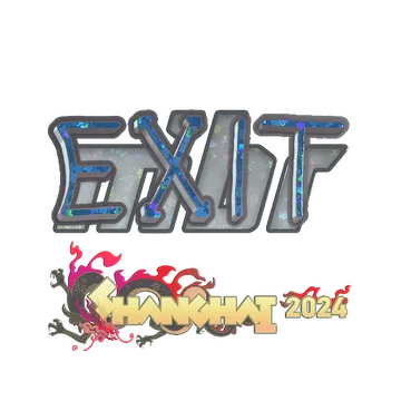 Sticker | exit (Glitter) | Shanghai 2024