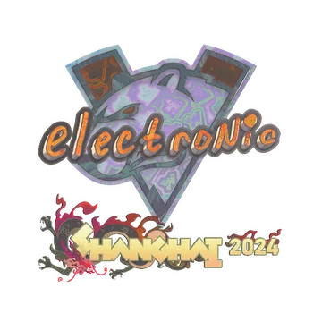 Sticker | electronic (Holo) | Shanghai 2024