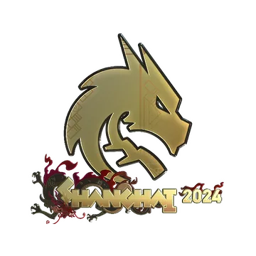 Наклейка | Team Spirit (золотая) | Шанхай-2024