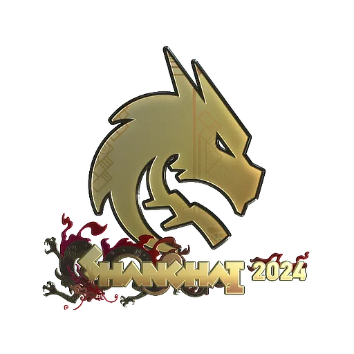 Sticker | Team Spirit (Gold) | Shanghai 2024