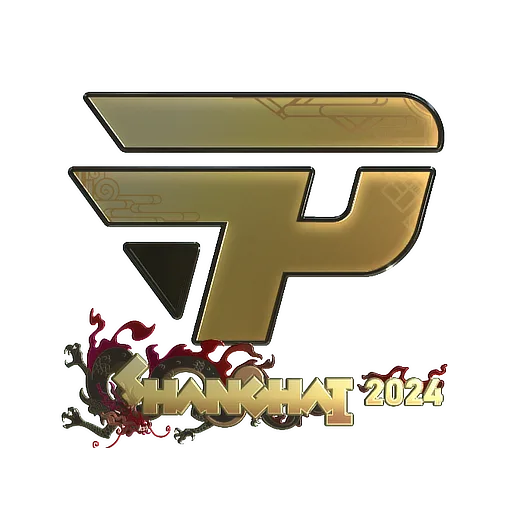 Наклейка | paiN Gaming (золотая) | Шанхай-2024