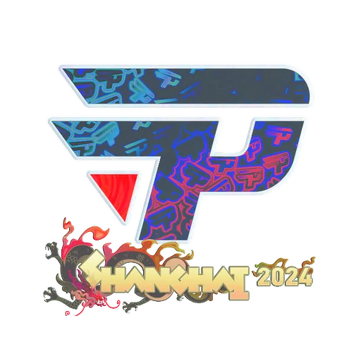 Наклейка | paiN Gaming (голографическая) | Шанхай-2024