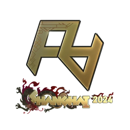 Sticker | Rare Atom (Gold) | Shanghai 2024