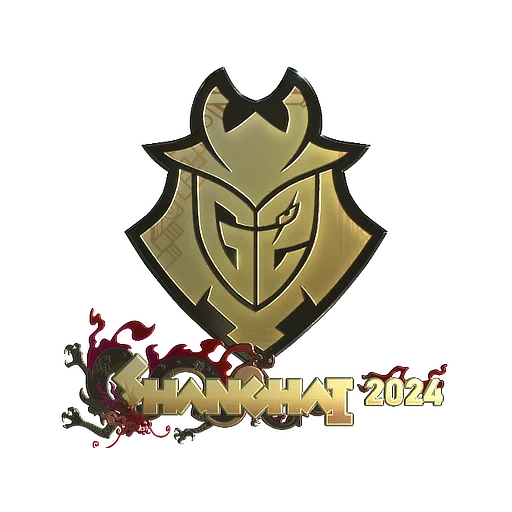 Наклейка | G2 Esports (золотая) | Шанхай-2024