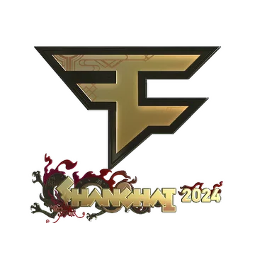 Sticker | FaZe Clan (Gold) | Shanghai 2024