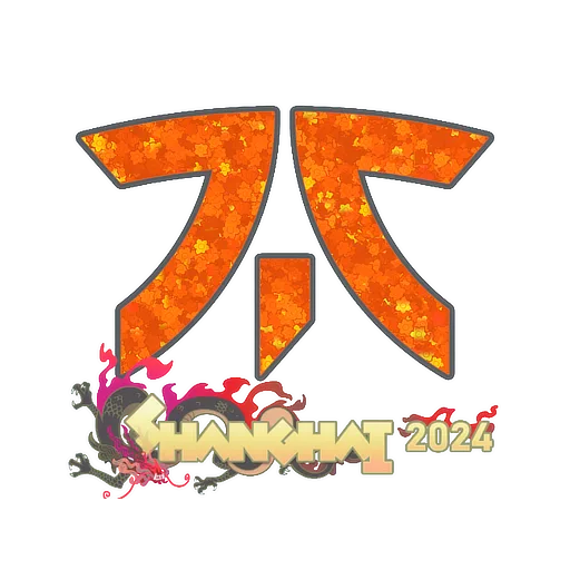 Наклейка | Fnatic (с блёстками) | Шанхай-2024