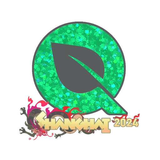 Наклейка | FlyQuest (с блёстками) | Шанхай-2024