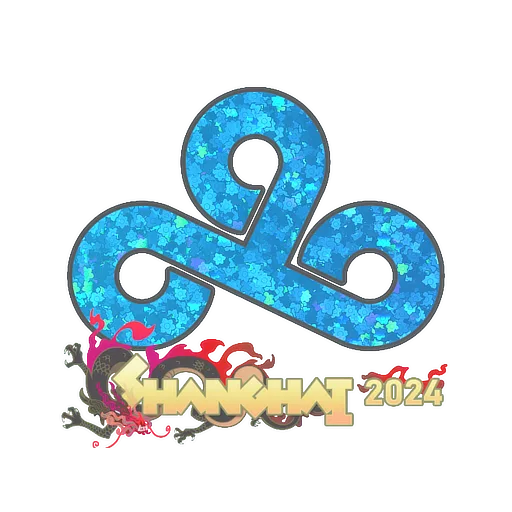 Sticker | Cloud9 (Glitter) | Shanghai 2024
