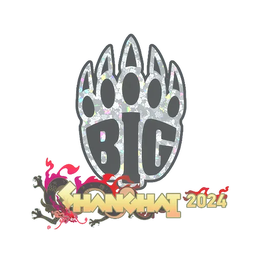 Sticker | BIG (Glitter) | Shanghai 2024