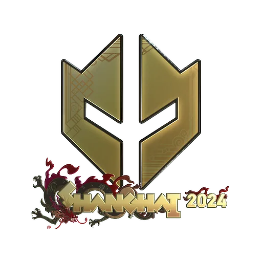 Наклейка | Imperial Esports (золотая) | Шанхай-2024