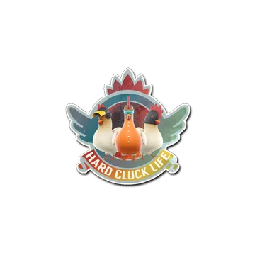 Sticker | Hard Cluck Life (Holo)