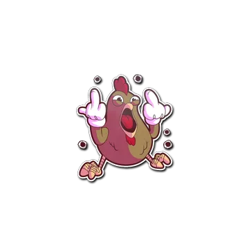 Sticker | Get Clucked