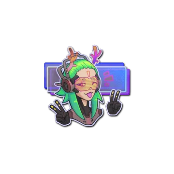 Sticker | V For Victory (Holo)