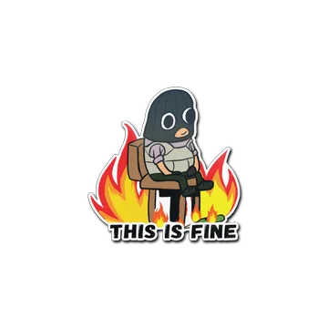 Sticker | This Is Fine (T)