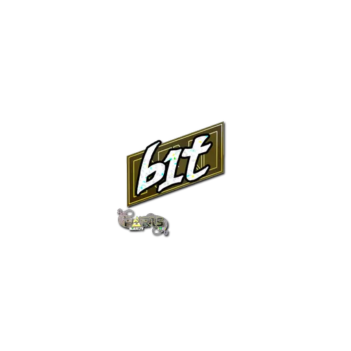 Наклейка | b1t (с блёстками) | Париж-2023
