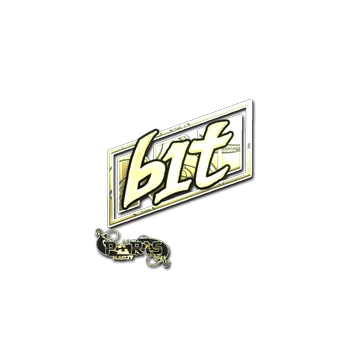Sticker | b1t (Gold) | Paris 2023