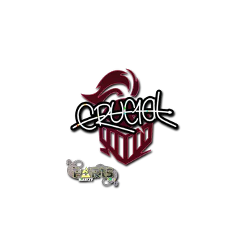 Sticker | CRUC1AL (Glitter) | Paris 2023