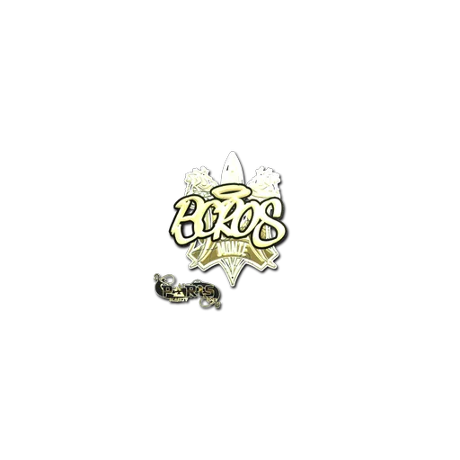 Sticker | BOROS (Gold) | Paris 2023