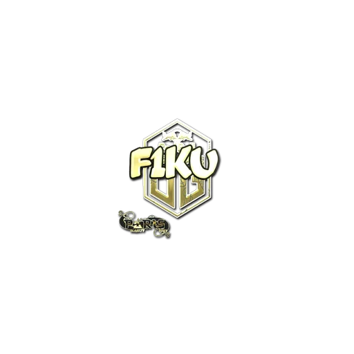 Наклейка | F1KU (золотая) | Париж-2023