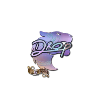 Sticker | drop (Holo) | Paris 2023